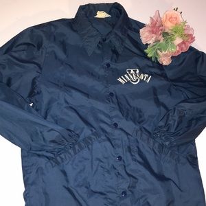 University of Minnesota Blue Jacket 1970s Vintage U of M Blue Jacket Vintage